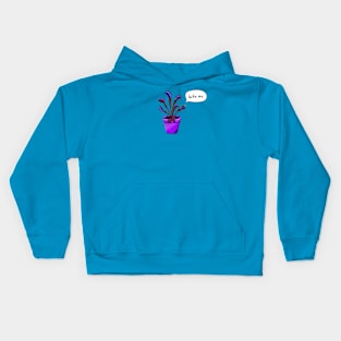 Bite Me Venus Flytrap - Purple Kids Hoodie